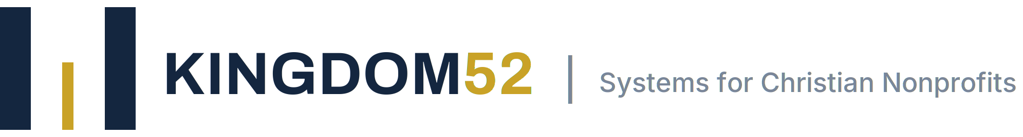 Kingdom52 · Systems for Christian Nonprofits